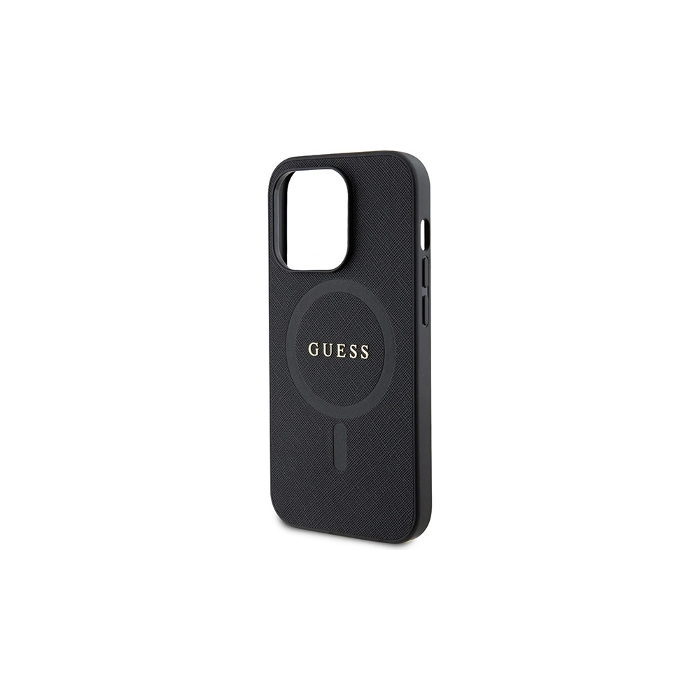 Wholesale Guess GUHMP15LPSAHMCK Apple iPhone 15 Pro hardcase Saffiano MagSafe black - GUE2938 - {ean13} - Hurt