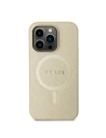 Guess GUHMP15MPSAHMCB Apple iPhone 15 Plus / 14 Plus hardcase Saffiano MagSafe gold