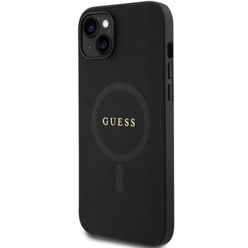 Etui Guess GUHMP15MPSAHMCK Apple iPhone 15 Plus / 14 Plus hardcase Saffiano MagSafe czarny/black