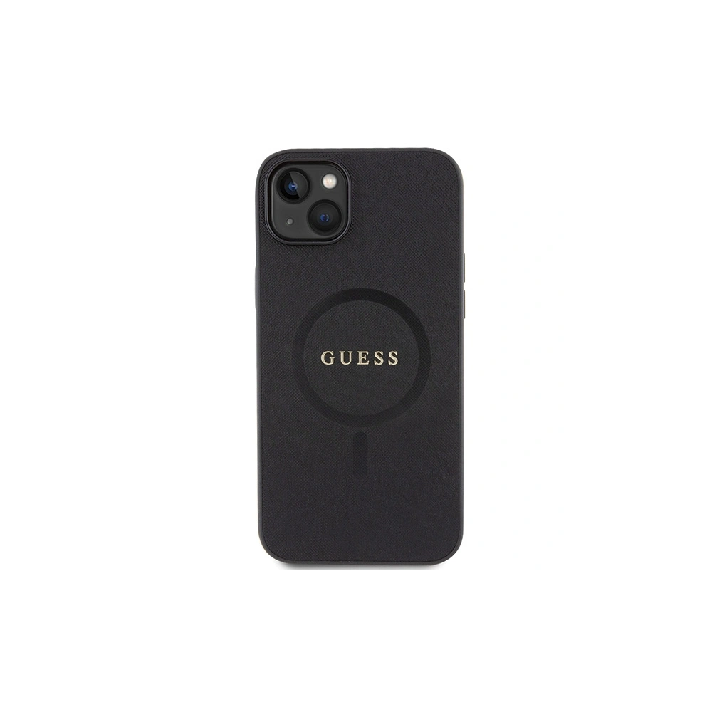 Hurtownia GSM - Etui Guess GUHMP15MPSAHMCK Apple iPhone 15 Plus / 14 Plus hardcase Saffiano MagSafe negru/black - GUE2940 - {ean13} - Hurt