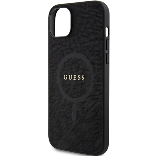 Etui Guess GUHMP15MPSAHMCK Apple iPhone 15 Plus / 14 Plus hardcase Saffiano MagSafe czarny/black