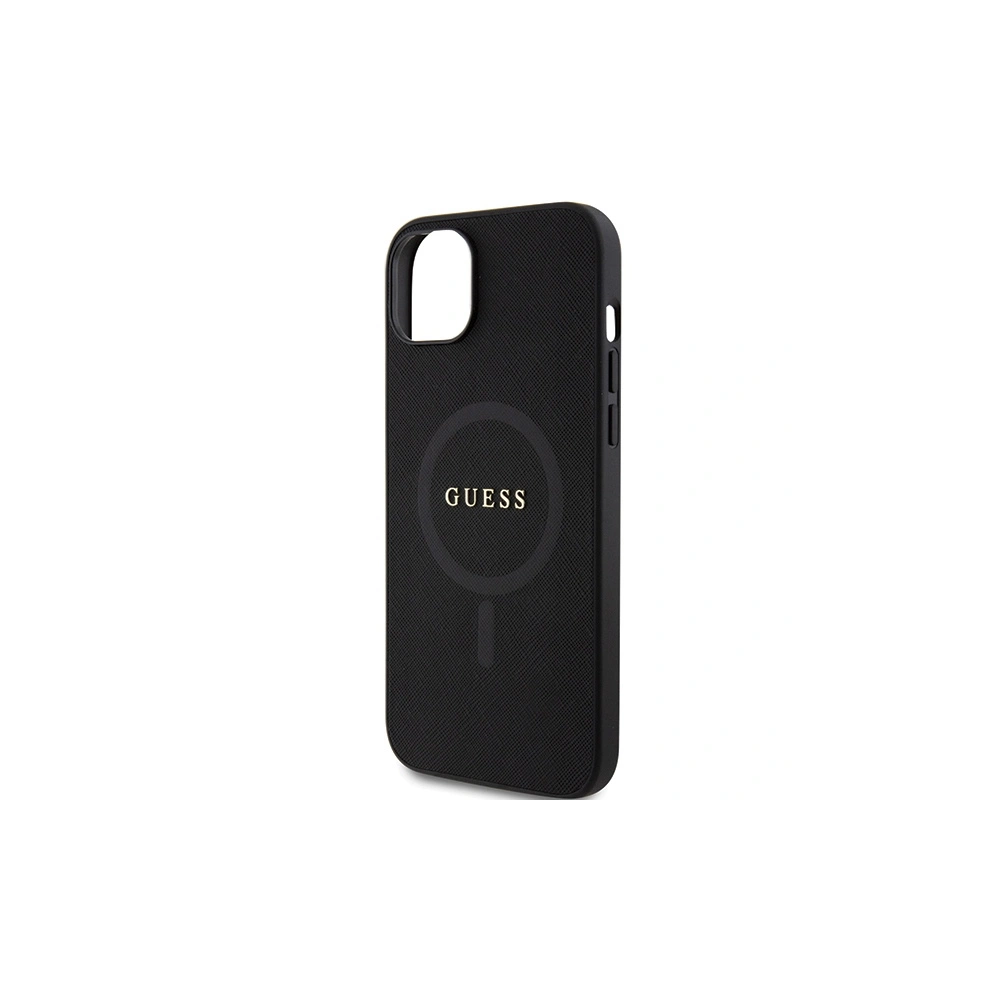 Hurtownia GSM - Etui Guess GUHMP15MPSAHMCK Apple iPhone 15 Plus / 14 Plus kemény tok Saffiano MagSafe fekete/black - GUE2940 - {ean13} - Hurt