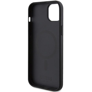 Guess GUHMP15MPSAHMCK Apple iPhone 15 Plus / 14 Plus hardcase Saffiano MagSafe black