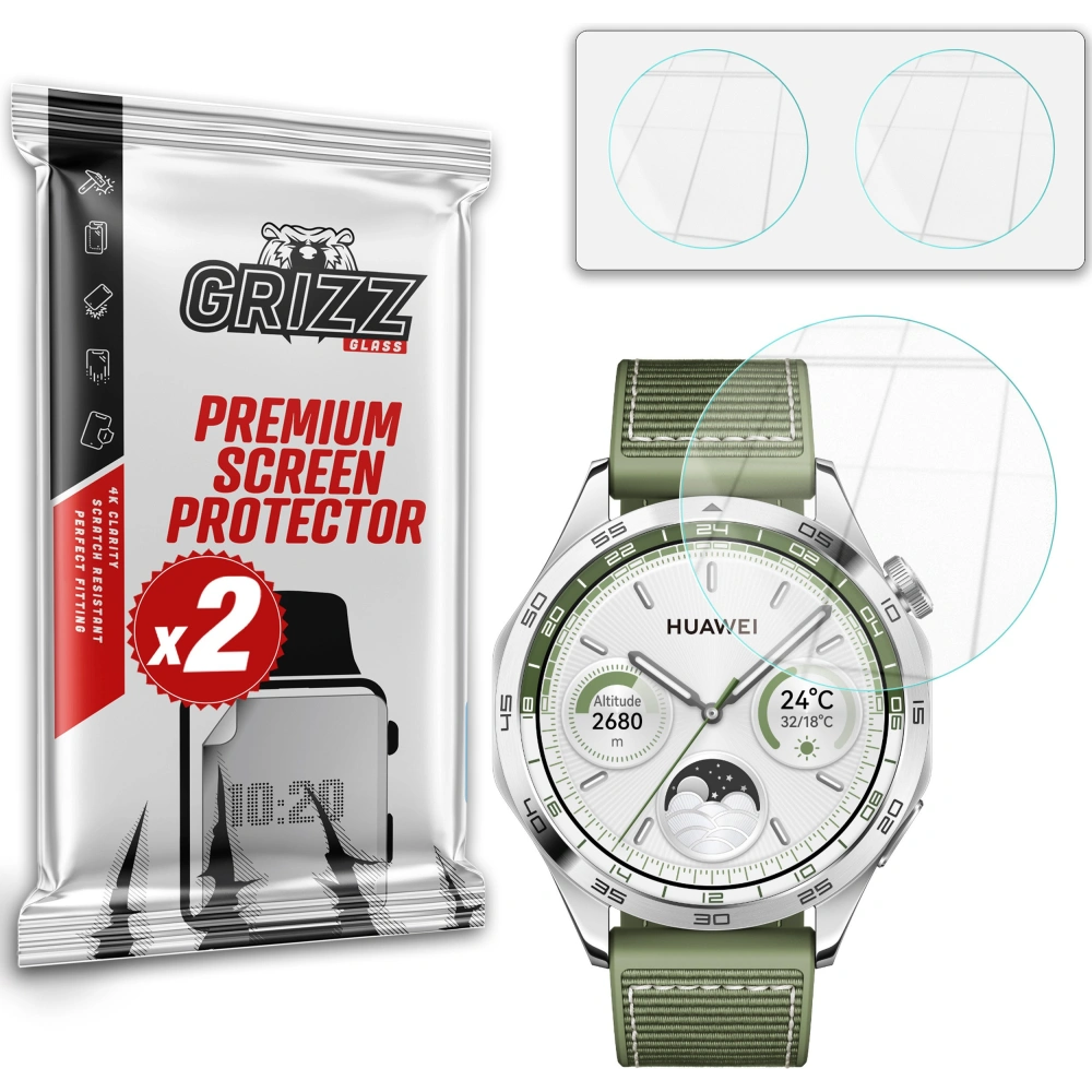 Hurtownia GSM - Hibrid üveg GrizzGlass HybridGlass a Huawei Watch GT 4 46mm-hez - GRZ6771 - {ean13} - Hurt