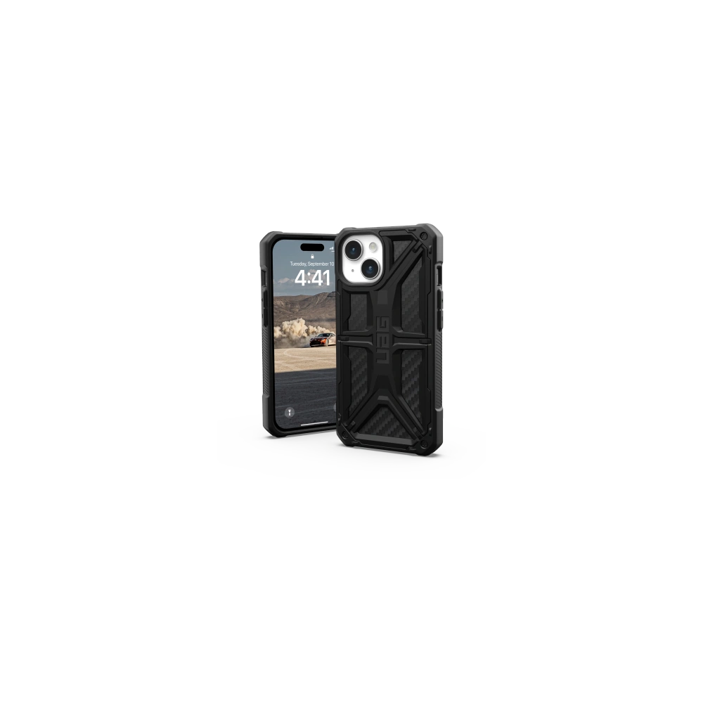 Etui UAG Urban Armor Gear Monarch Apple iPhone 15 (uhlíková vlákna)