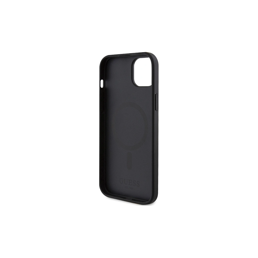 Hurtownia GSM - Etui Guess GUHMP15SPSAHMCK Apple iPhone 15 hardcase Saffiano MagSafe černý/black - GUE2942 - {ean13} - Hurt