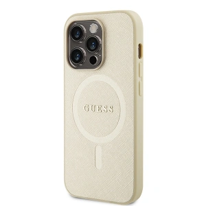 Hurtownia GSM - Etui Guess GUHMP15XPSAHMCB Apple iPhone 15 Pro Max hardcase Saffiano MagSafe aur/aurie - GUE2945 - {ean13} - Hurt