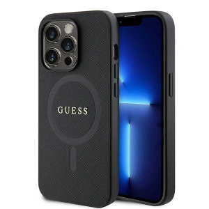 Hurtownia GSM - Etui Guess GUHMP15XPSAHMCK Apple iPhone 15 Pro Max hardcase Saffiano MagSafe černý/black - GUE2946 - {ean13} - Hurt