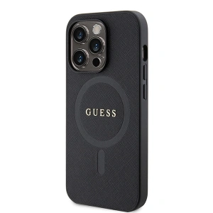 Hurtownia GSM - Etui Guess GUHMP15XPSAHMCK Apple iPhone 15 Pro Max hardcase Saffiano MagSafe černý/black - GUE2946 - {ean13} - Hurt