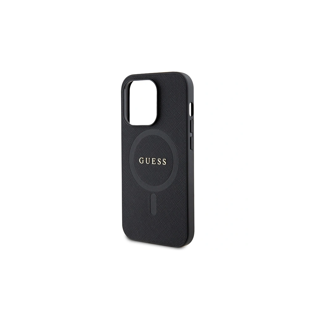 Hurtownia GSM - Case Guess GUHMP15XPSAHMCK Apple iPhone 15 Pro Max Hardcase Saffiano MagSafe schwarz/black - GUE2946 - {ean13} - Hurt