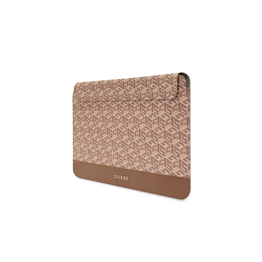 Hurtownia GSM - Etui Guess Sleeve GUCS16HGCFSEW pro notebooky do 16 palců GCube Stripes hnědá/brown - GUE2948 - {ean13} - Hurt