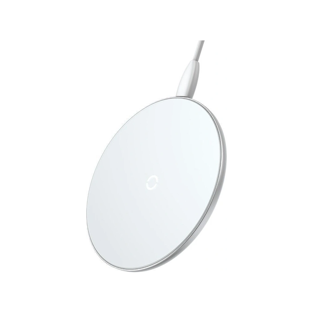 Hurtownia GSM - Bezdrátová indukční nabíječka Baseus Simple 10W Lightning (bílá) - BSU406WHT - {ean13} - Hurt