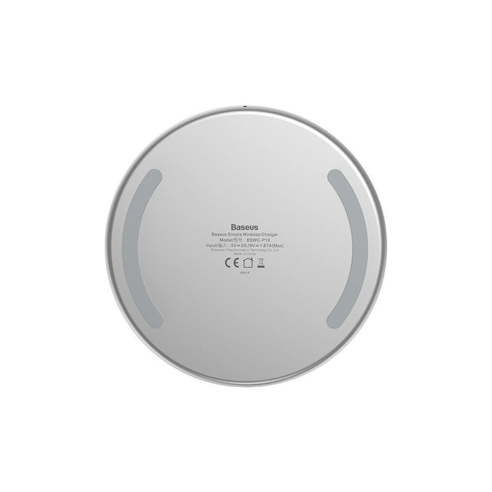 Hurtownia GSM - Bezdrátová indukční nabíječka Baseus Simple 10W Lightning (bílá) - BSU406WHT - {ean13} - Hurt