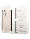 Wholesale Guess GUHCSA54G4GFPI Samsung Galaxy A54 5G pink hard case 4G Metal Gold Logo - GUE2611 - {ean13} - Hurt