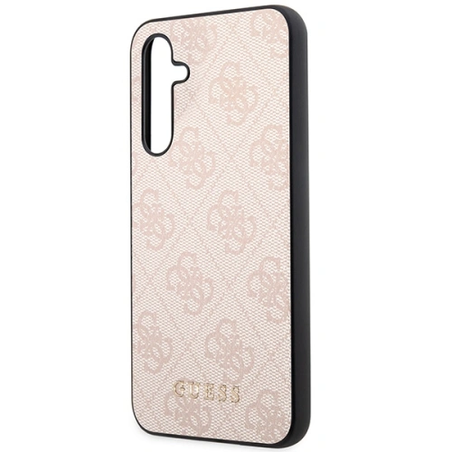 Etui Guess GUHCSA54G4GFPI Samsung Galaxy A54 5G różowy/pink hard case 4G Metal Gold Logo
