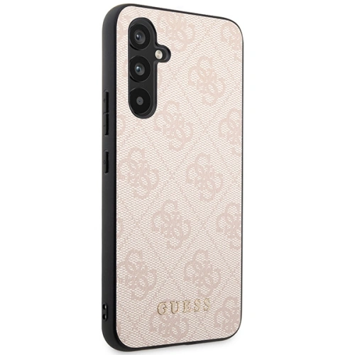 Etui Guess GUHCSA54G4GFPI Samsung Galaxy A54 5G różowy/pink hard case 4G Metal Gold Logo