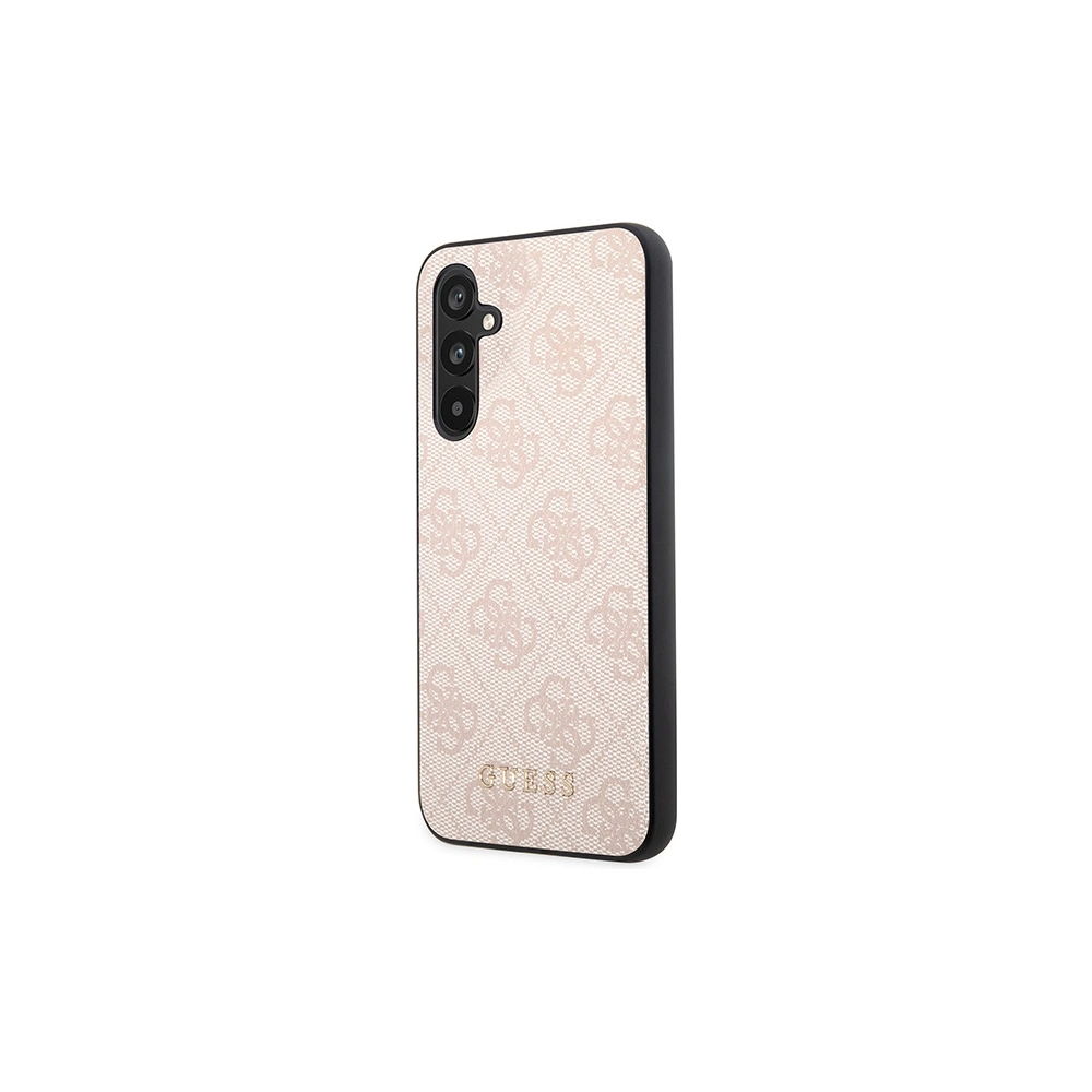 Wholesale Guess GUHCSA54G4GFPI Samsung Galaxy A54 5G pink hard case 4G Metal Gold Logo - GUE2611 - {ean13} - Hurt