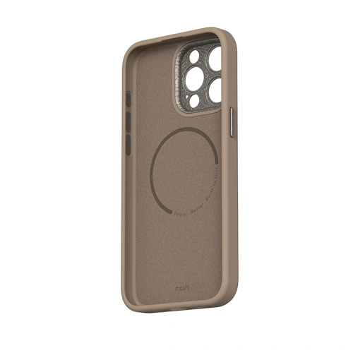 Etui Moshi Napa MagSafe Apple iPhone 15 (Woodsmoke Brown)