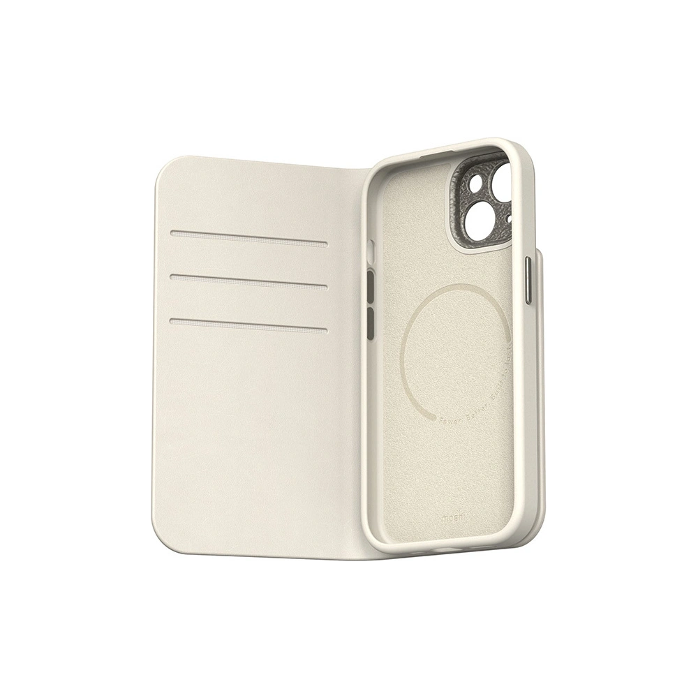 Hurtownia GSM - Etui Moshi Overture MagSafe 3w1 Apple iPhone 15 Plus / 14 Plus (Tojáslikőr Fehér) - MOSH316 - {ean13} - Hurt
