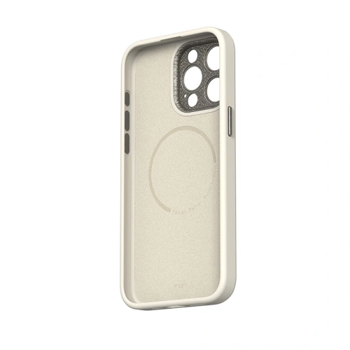 Etui Moshi Napa MagSafe Apple iPhone 15 Pro Max (Eggnog White)