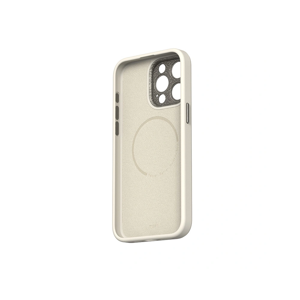 Hurtownia GSM - Etui Moshi Napa MagSafe Apple iPhone 15 Pro Max (Tojáslikőr Fehér) - MOSH323 - {ean13} - Hurt