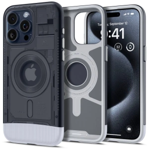 Hurtownia GSM - Etui Spigen Classic C1 Mag MagSafe Apple iPhone 15 Pro Max Graphit - SPN3098 - {ean13} - Hurt