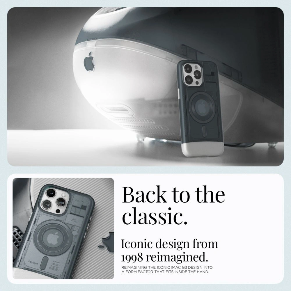 Hurtownia GSM - Etui Spigen Classic C1 Mag MagSafe Apple iPhone 15 Pro Max Graphite - SPN3098 - {ean13} - Hurt