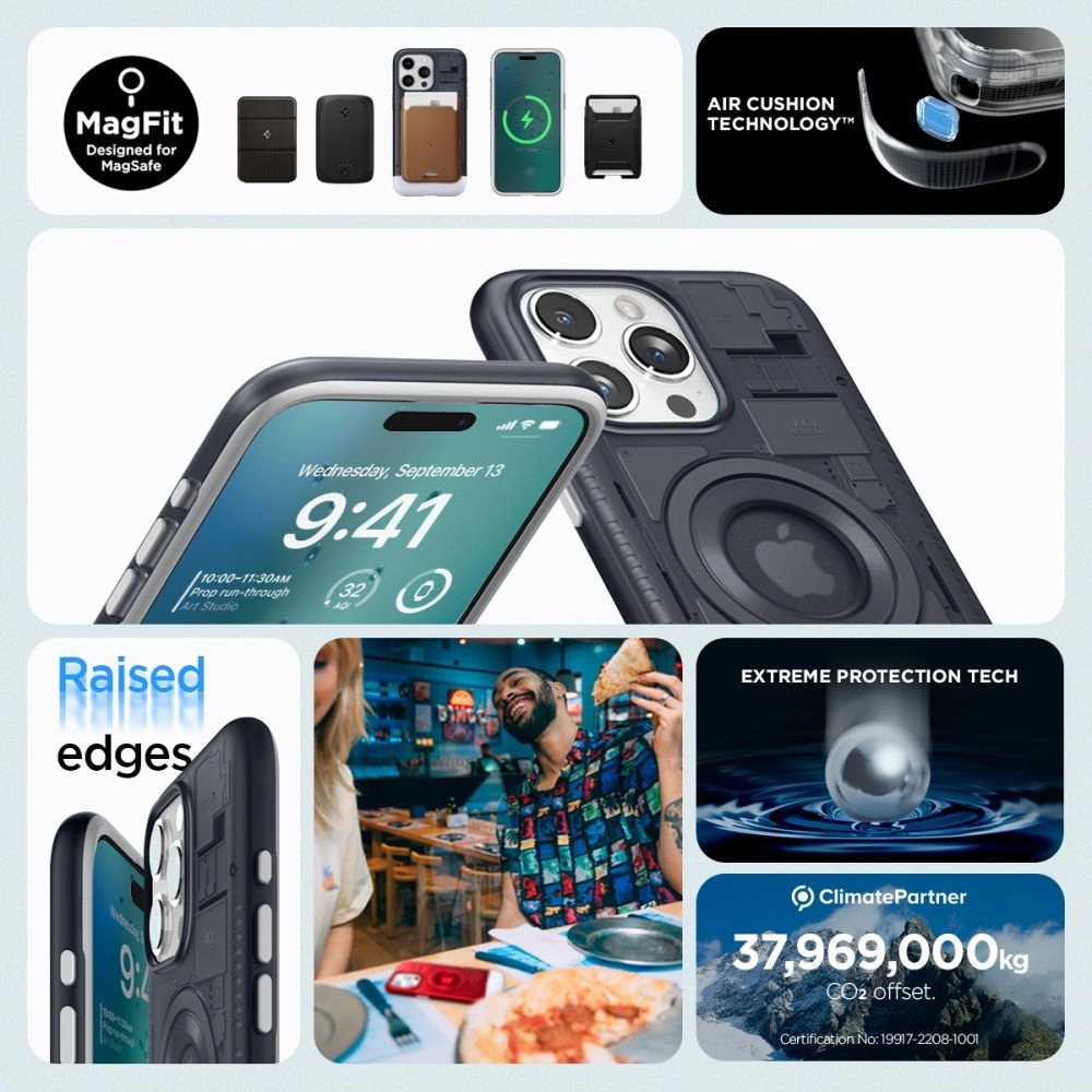 Hurtownia GSM - Etui Spigen Classic C1 Mag MagSafe Apple iPhone 15 Pro Max Graphite - SPN3098 - {ean13} - Hurt