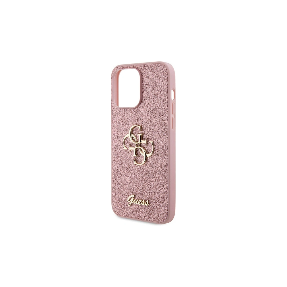 Hurtownia GSM - Etui Guess GUHCP15LHG4SGP Apple iPhone 15 Pro hardcase Glitter Script Big 4G růžový/pink - GUE2949 - {ean13} - Hurt