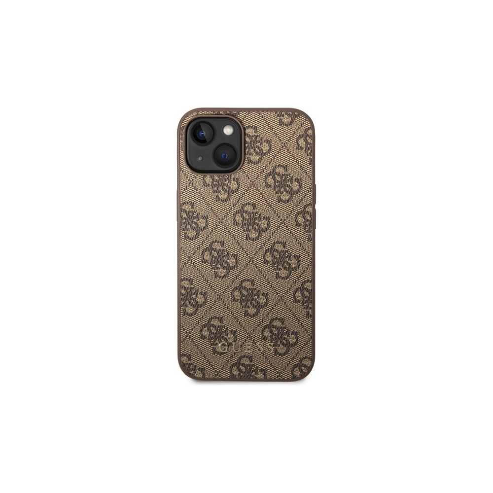 Hurtownia GSM - Case Guess GUHCP15MG4GFBR Apple iPhone 15 Plus / 14 Plus Hartschale 4G Metall Gold-Logo braun/braun - GUE2951 - {ean13} - Hurt