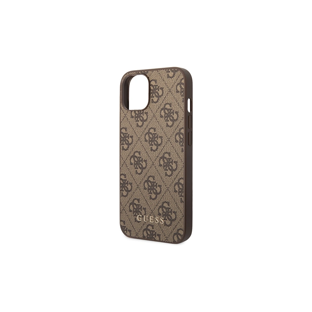 Hurtownia GSM - Case Guess GUHCP15MG4GFBR Apple iPhone 15 Plus / 14 Plus Hartschale 4G Metall Gold-Logo braun/braun - GUE2951 - {ean13} - Hurt