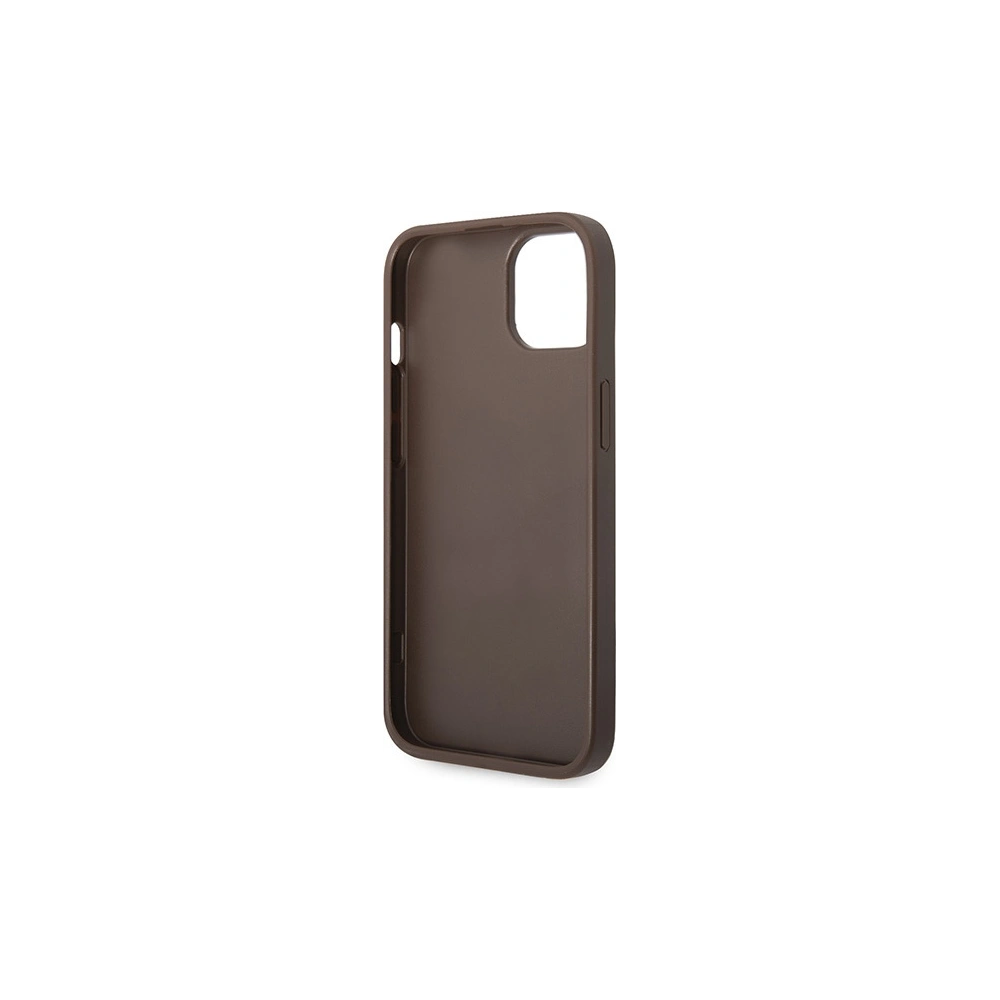 Hurtownia GSM - Case Guess GUHCP15MG4GFBR Apple iPhone 15 Plus / 14 Plus Hartschale 4G Metall Gold-Logo braun/braun - GUE2951 - {ean13} - Hurt