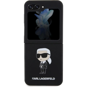 Hurtownia GSM - Case Karl Lagerfeld KLHCZF5SNIKBCK Samsung Galaxy Z Flip5 Hardcase Silikon Ikonik schwarz/black - KLD1713 - {ean13} - Hurt