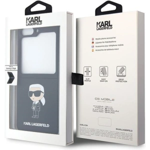 Hurtownia GSM - Case Karl Lagerfeld KLHCZF5SNIKBCK Samsung Galaxy Z Flip5 Hardcase Silikon Ikonik schwarz/black - KLD1713 - {ean13} - Hurt