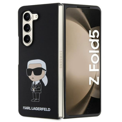 Karl Lagerfeld Distributor - 3666339174064 - KLD1714 - Karl Lagerfeld KLHCZFD5SNIKBCK Samsung Galaxy Z Fold5 hardcase Silicone Ikonik black - B2B homescreen