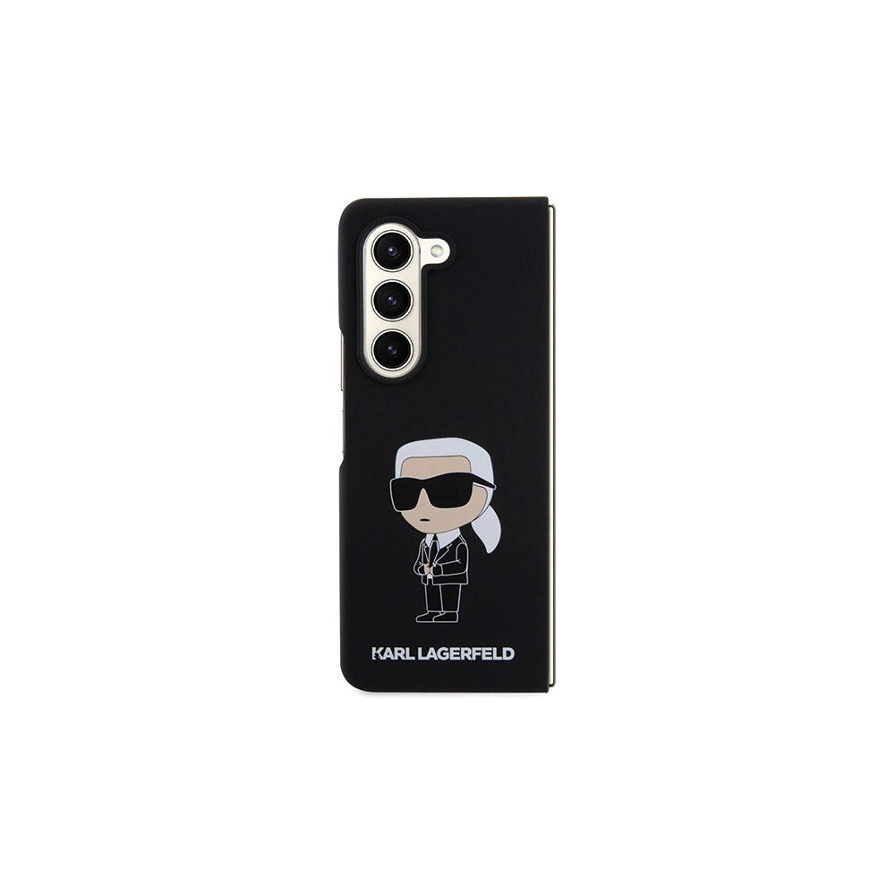 Hurtownia GSM - Etui Karl Lagerfeld KLHCZFD5SNIKBCK Samsung Galaxy Z Fold5 hardcase Silicone Ikonik černý/black - KLD1714 - {ean13} - Hurt