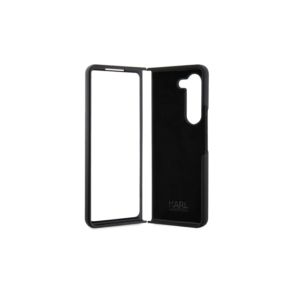 Wholesale Karl Lagerfeld KLHCZFD5SNIKBCK Samsung Galaxy Z Fold5 hardcase Silicone Ikonik black - KLD1714 - {ean13} - Hurt
