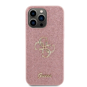 Wholesale Guess GUHCP15XHG4SGP Apple iPhone 15 Pro Max hardcase Glitter Script Big 4G pink - GUE2952 - {ean13} - Hurt
