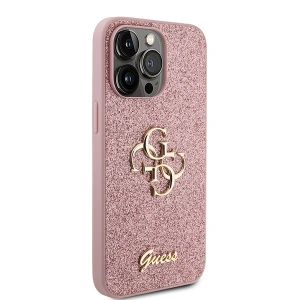 Wholesale Guess GUHCP15XHG4SGP Apple iPhone 15 Pro Max hardcase Glitter Script Big 4G pink - GUE2952 - {ean13} - Hurt