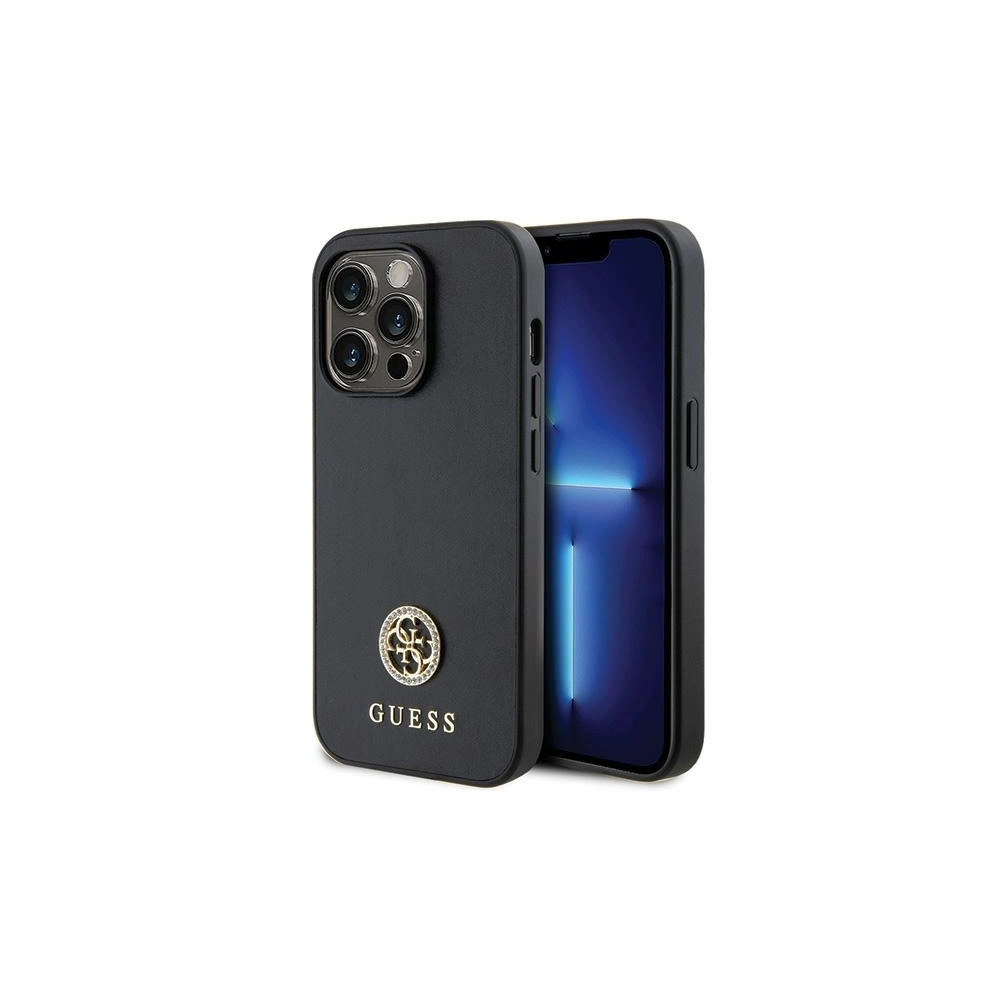 Hurtownia GSM - Etui Guess GUHCP15XPS4DGPK Apple iPhone 15 Pro Max hardcase Strass Metal Logo czarny/black - GUE2953 - {ean13} - Hurt