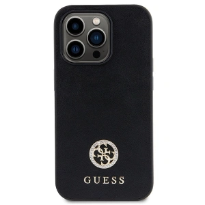 Hurtownia GSM - Case Guess GUHCP15XPS4DGPK Apple iPhone 15 Pro Max Hardcase Strass Metall-Logo schwarz/black - GUE2953 - {ean13} - Hurt