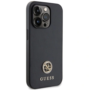 Hurtownia GSM - Case Guess GUHCP15XPS4DGPK Apple iPhone 15 Pro Max Hardcase Strass Metall-Logo schwarz/black - GUE2953 - {ean13} - Hurt