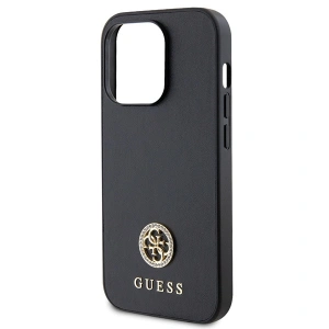 Hurtownia GSM - Case Guess GUHCP15XPS4DGPK Apple iPhone 15 Pro Max Hardcase Strass Metall-Logo schwarz/black - GUE2953 - {ean13} - Hurt