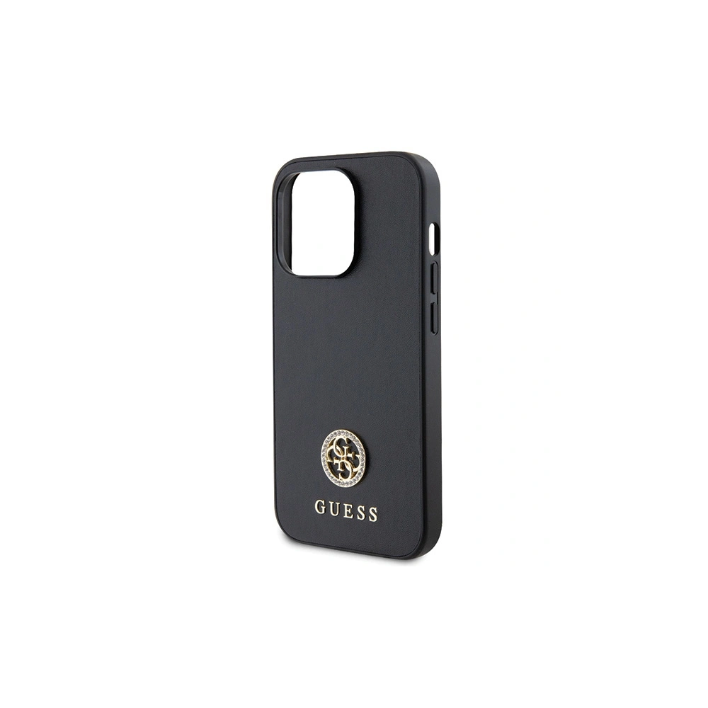 Wholesale Guess GUHCP15XPS4DGPK Apple iPhone 15 Pro Max hardcase Strass Metal Logo black - GUE2953 - {ean13} - Hurt