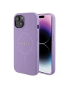Guess GUHMP15SPSAHMCU Apple iPhone 15 hardcase Saffiano MagSafe purple