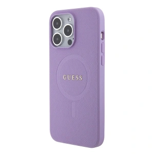 Hurtownia GSM - Etui Guess GUHMP15XPSAHMCU Apple iPhone 15 Pro Max hardcase Saffiano MagSafe violet/purple - GUE2955 - {ean13} - Hurt