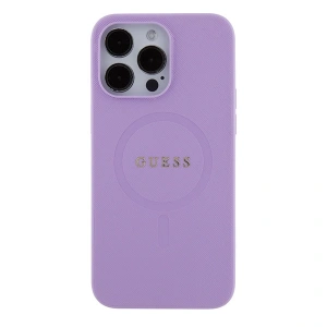 Hurtownia GSM - Etui Guess GUHMP15XPSAHMCU Apple iPhone 15 Pro Max hardcase Saffiano MagSafe violet/purple - GUE2955 - {ean13} - Hurt
