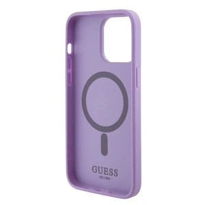 Hurtownia GSM - Etui Guess GUHMP15XPSAHMCU Apple iPhone 15 Pro Max hardcase Saffiano MagSafe violet/purple - GUE2955 - {ean13} - Hurt
