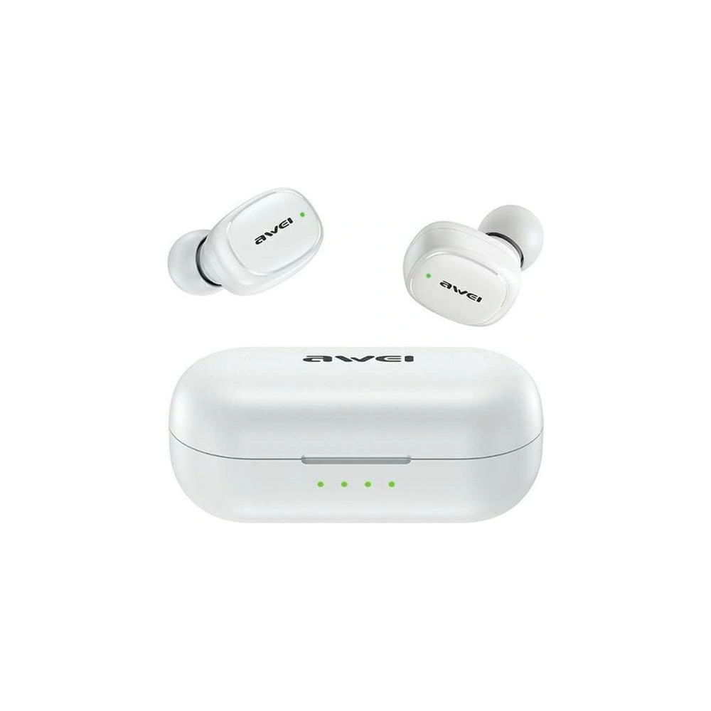 Hurtownia GSM - Sluchátka TWS AWEI T13 Pro Bluetooth 5.1 + dokovací stanice bílá/white - AWEI163 - {ean13} - Hurt