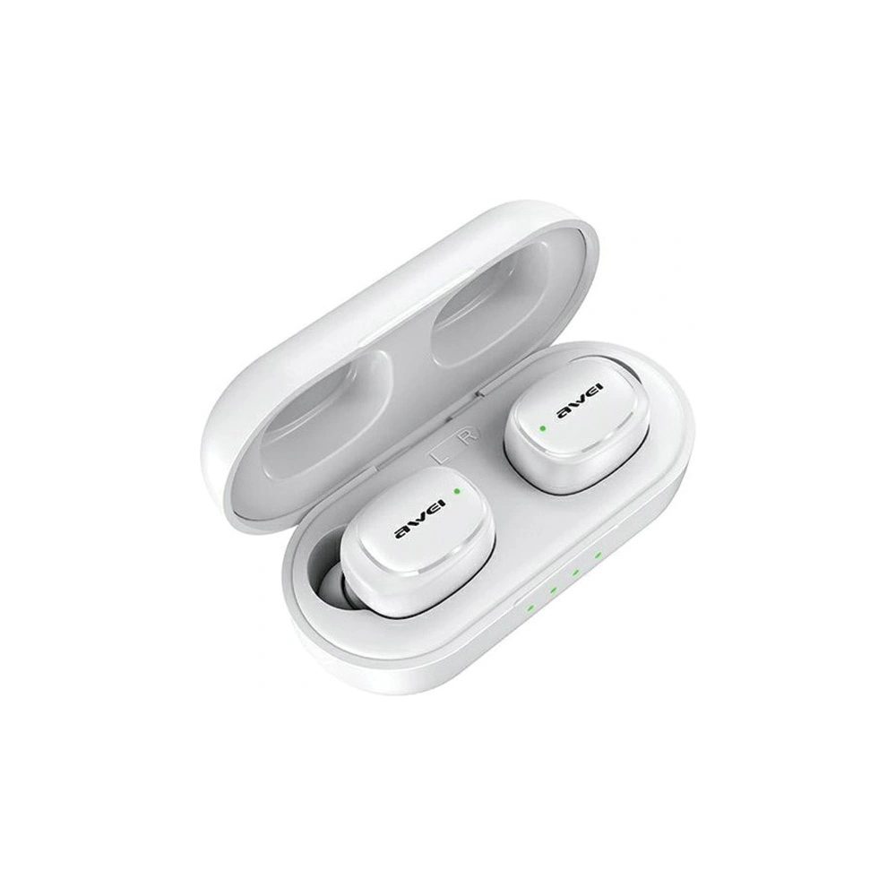 Hurtownia GSM - AWEI T13 Pro TWS fülhallgató Bluetooth 5.1 + dokkoló állomás fehér - AWEI163 - {ean13} - Hurt